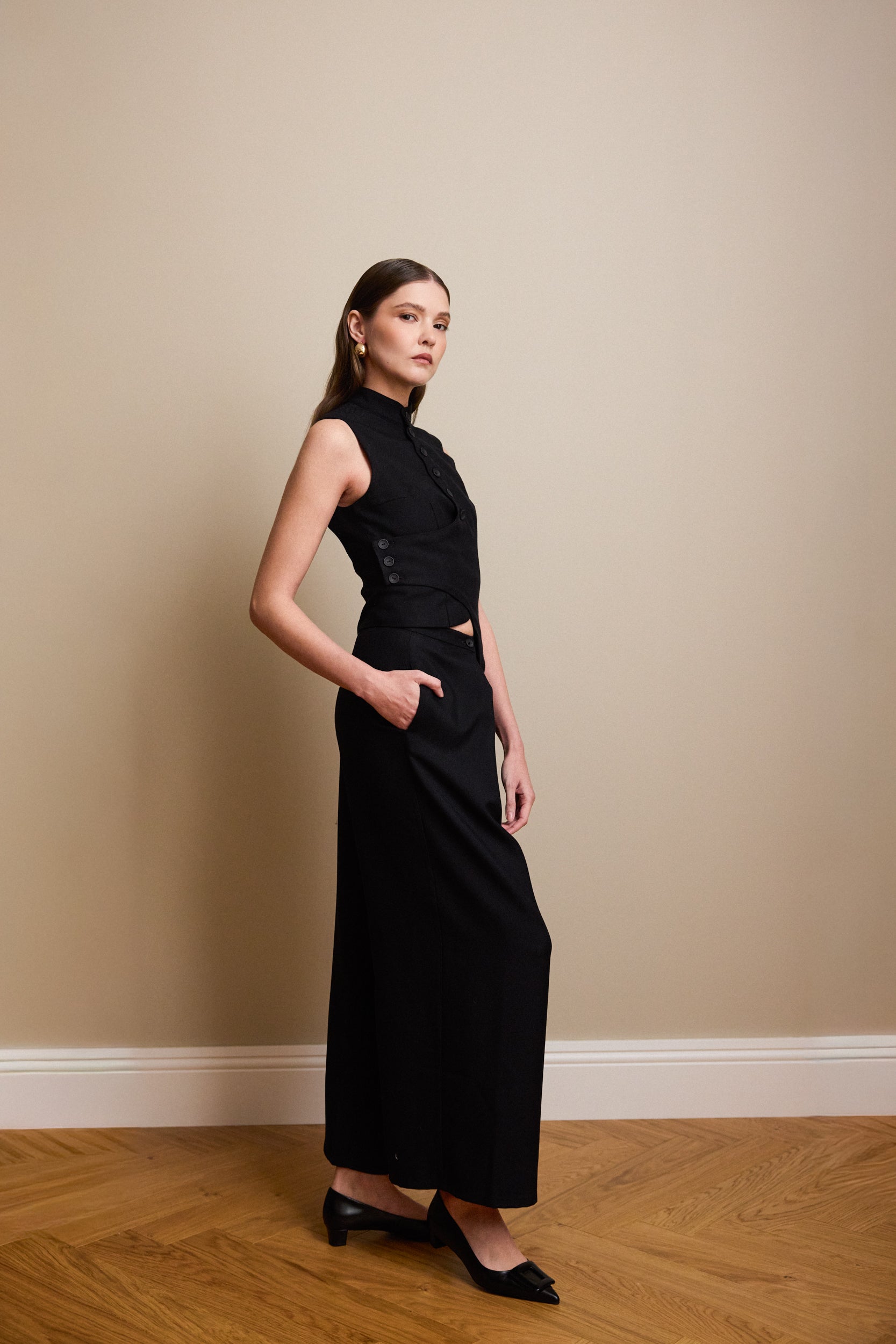 Wool Silk & Cashmere pants